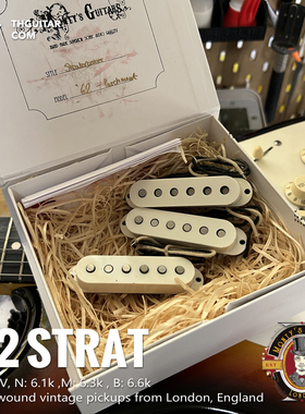 62 Strat 英国Monty's 手工缠绕复古拾音器品牌 单线圈拾音器