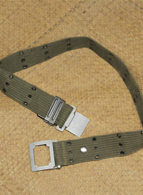 60年代援越外腰带 3522制作仿美式S带帆布战术武装带越共越战造型