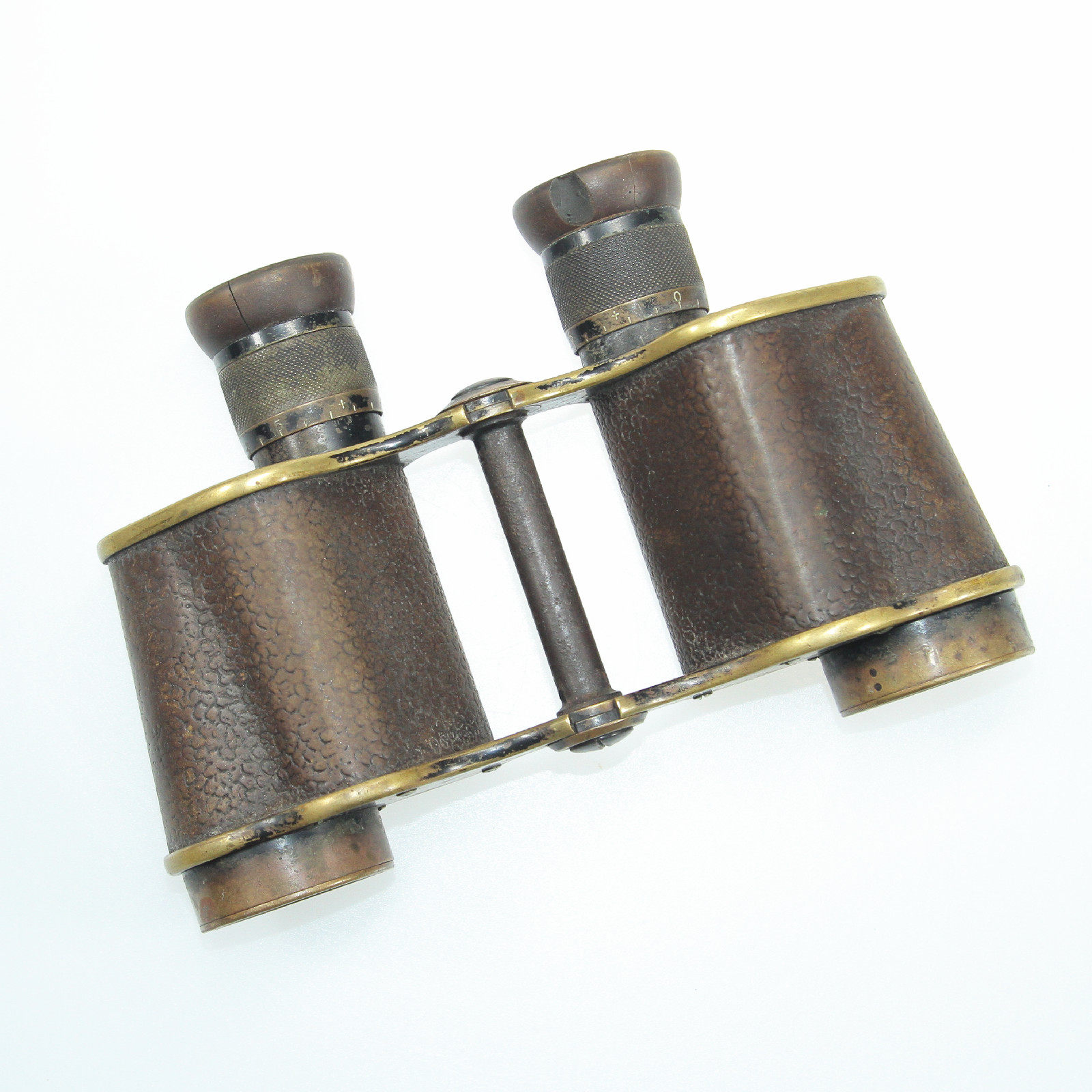 英军1910年ross london 6x30全铜望远  一二战远征军抗战古玩收藏