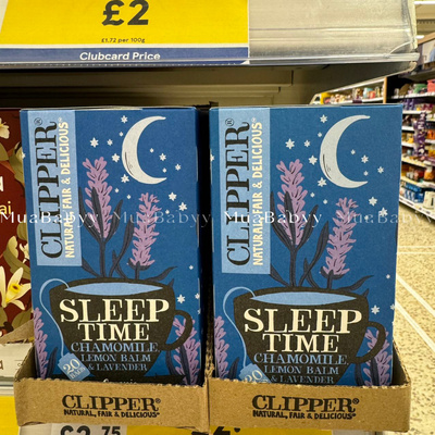 现货 Clipper英国有机肉桂洋甘菊失眠多梦睡眠养生晚安茶袋泡茶包