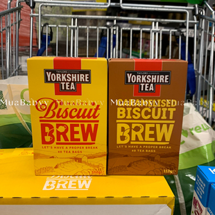 现货 tea约克郡黄油饼干味红茶下午茶焦糖饼干奶茶 英国yorkshire