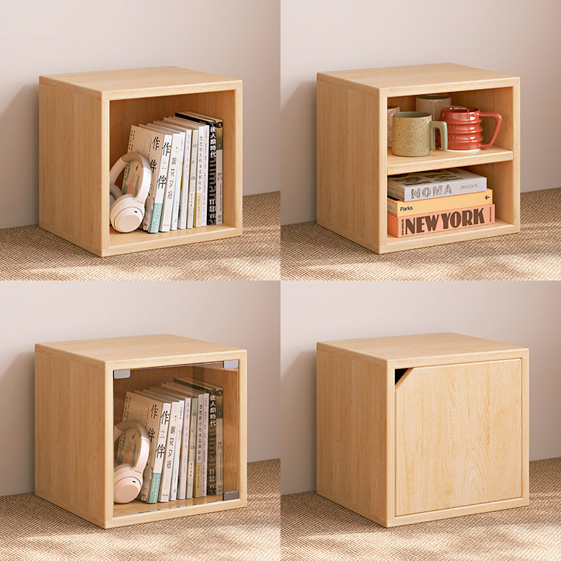 简易现代置物架展示柜单层矮柜子