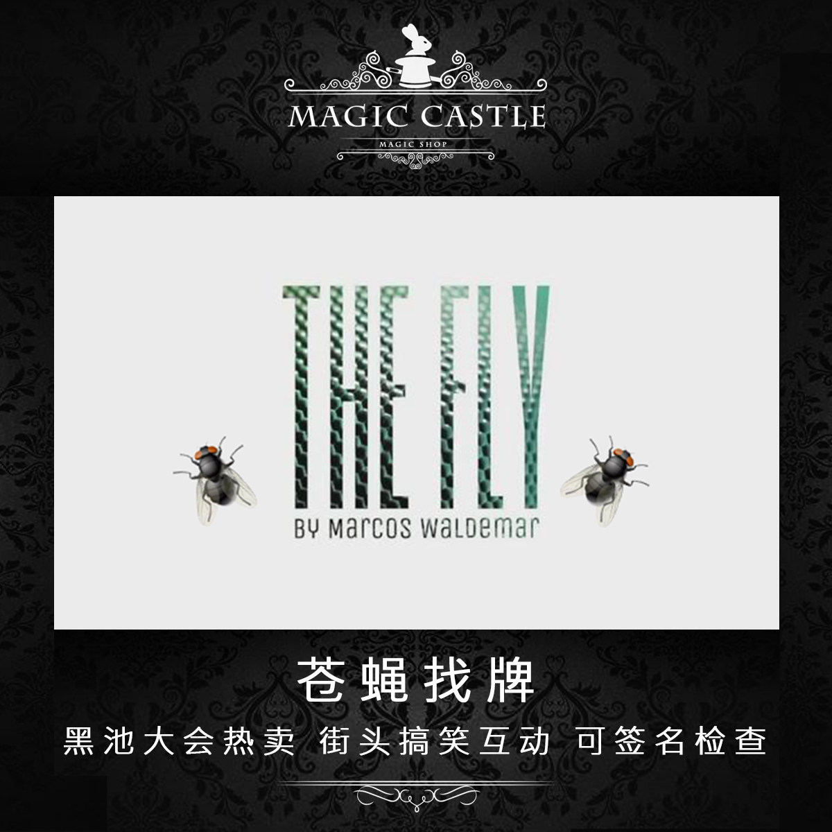恶搞把妹泡妞神器 The Fly苍蝇找牌 街头实战近景纸牌魔术道具B17