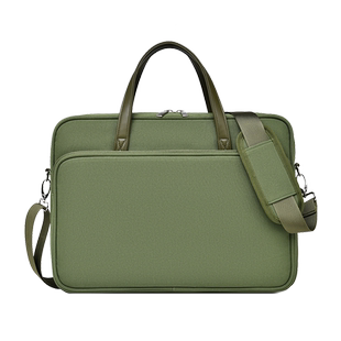 公文包商务手提包男女通勤文件包大容量办公会议电脑包定制印LOGO