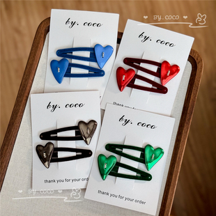 巧克力甜心宝宝儿童元 Rae同款 气甜美糖果发夹不伤发夹 包邮 限时