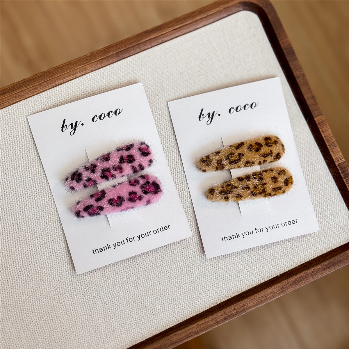 包邮小众少女甜酷豹纹BB夹KTT同款儿童不伤发卡宝宝碎发边夹two