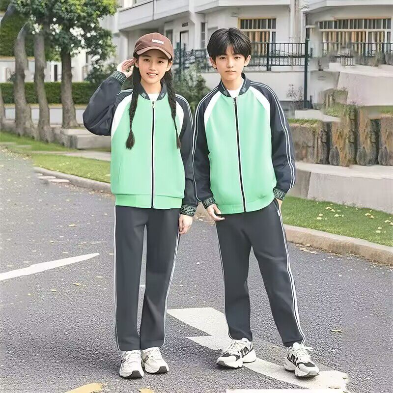春秋季江西省赣州市中小学生校服套装初中生长袖班服团购男女同款
