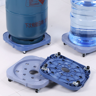 家用煤气罐底座万向轮厨房置物架煤气瓶移动托架托盘液化气气罐架