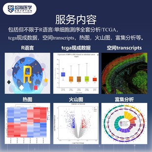 生信分析SCI服务单细胞测序TCGA/GEO数据分析R语言