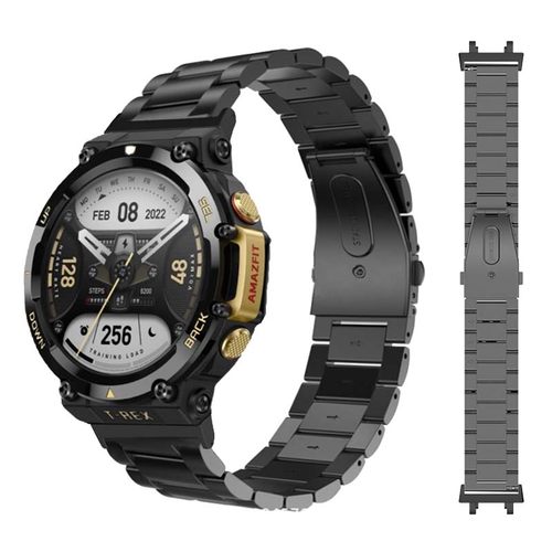 跃我华米trex2不锈钢金属表带