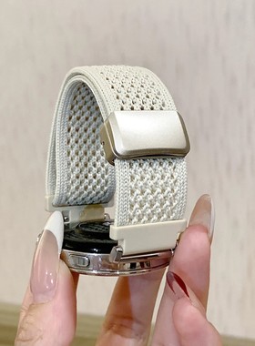 适用garmin佳明active6尼龙165编织245磁吸255/265s手表带venu4/3