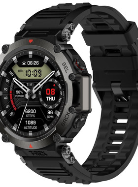 适用跃我华米Amazfit T-Rex Ultra智能手表带 trex Ultra硅胶腕带