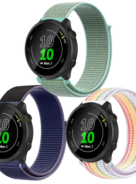 佳明Garmin智能手表带FR265/255透气245M轻便Venu尼龙sq2编织表带