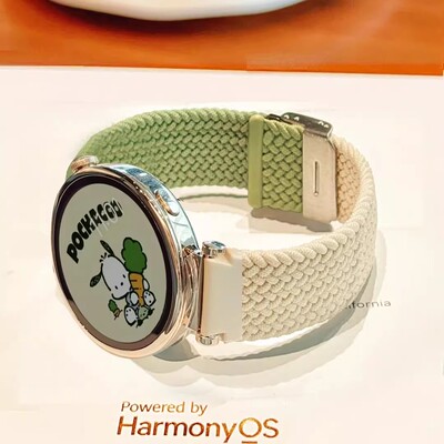 适用Amazfit华米Active2S手表带Bip6/5撞色尼龙GTR4编织gts3腕带