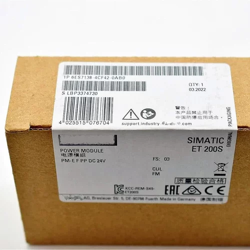 6ES7138-4CF42-0AB0 电源模块 ET200S PM-E F PP DC24V议价维修