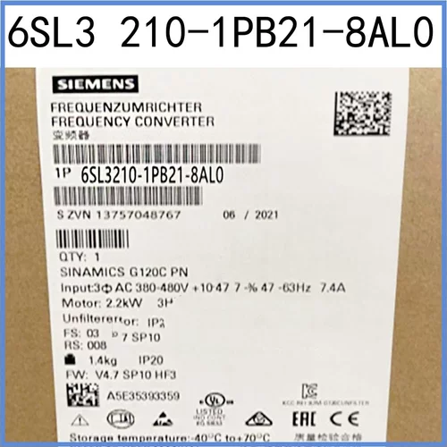 6SL3210-1PB21-8AL0 变频器 G120C PN 2.2kW 工控模块议价维修