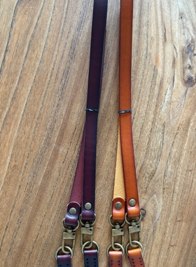 复古头层牛皮包带 DIY手工拼布真皮包带 单肩包带宽1.5㎝长60㎝