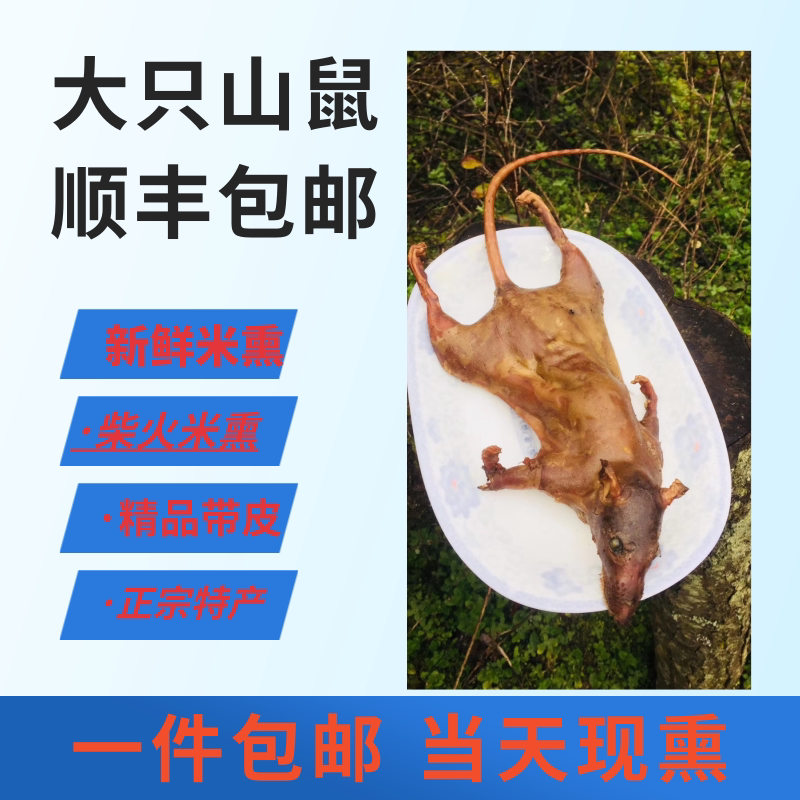 福建三明宁化特产老鼠干闽西八大干野生山鼠干顺丰包邮