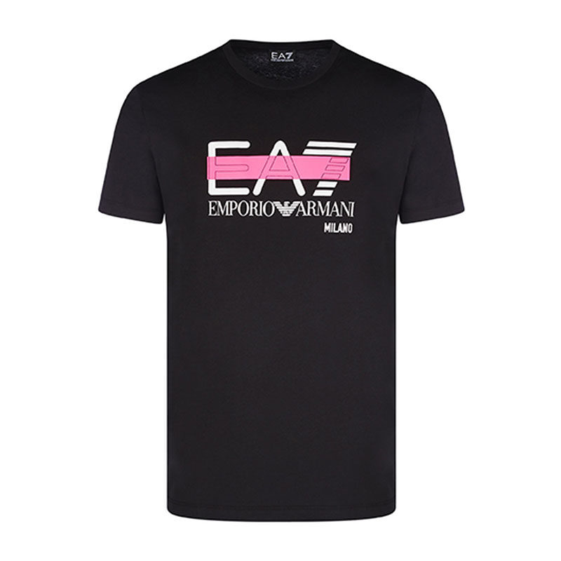 Armani/阿玛尼EA7系列新款男士字母logo印花短袖T恤3KPT32 PJ7CZ