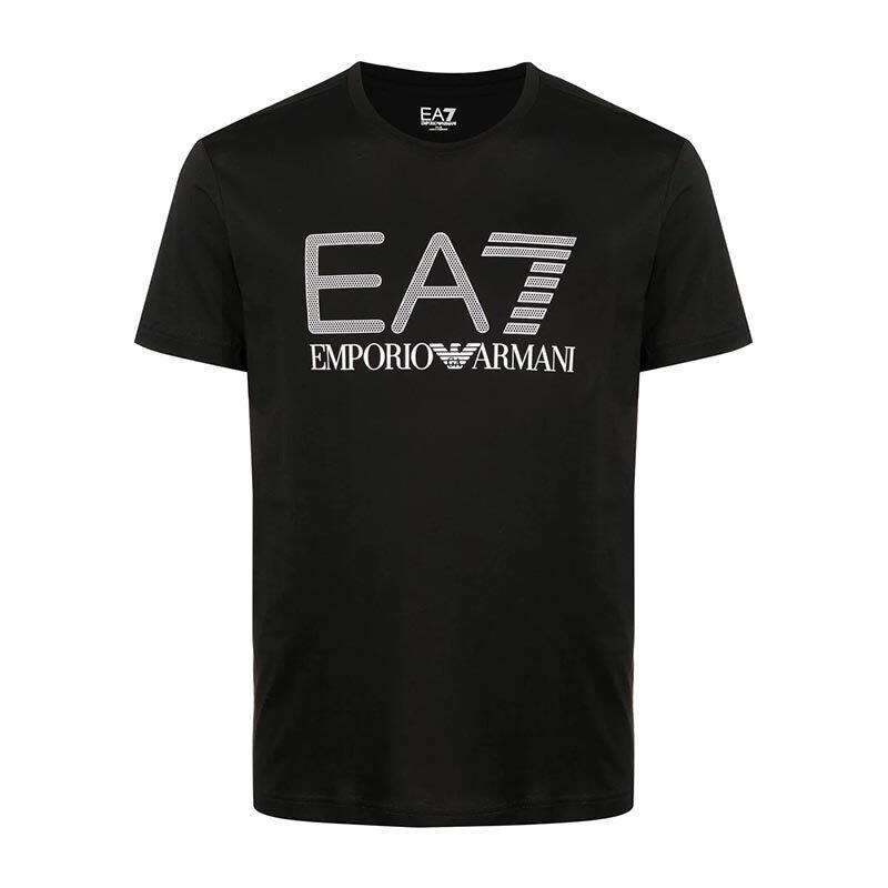 Armani/阿玛尼EA7系列新款男士字母logo印花圆领短袖T恤3KPT81