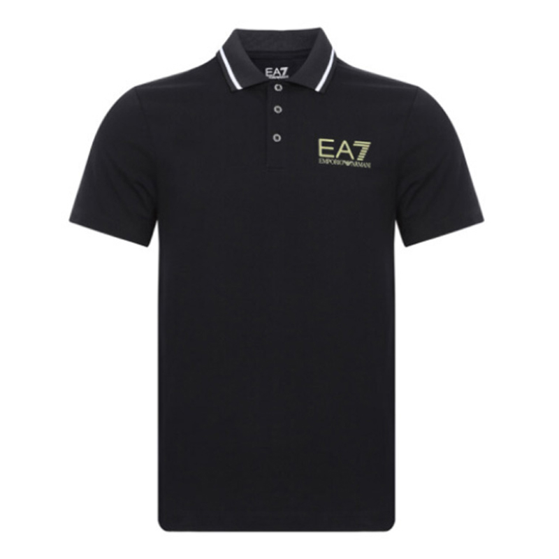 Armani/阿玛尼EA7系列 新款男士字母印花短袖Polo衫6ZPF51