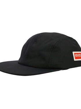 KENZO高田贤三 新款男士logo刺绣黑色棒球帽F30 5AC201