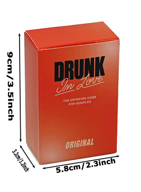 Drunk in love沉醉在爱中红色卧室命令成人趣味情侣卡牌桌游戏