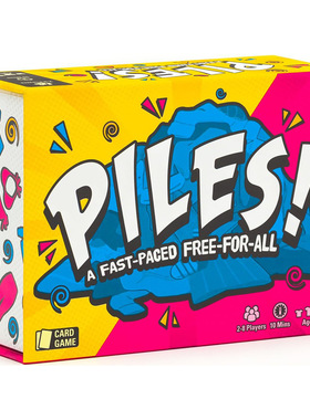 外贸英文版叠衣游戏 piles！a fast-paced free-for-all 亲子
