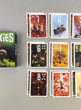 Pixies四季仙灵卡牌收集锻炼应变能力2-5人中英文休闲桌面游戏