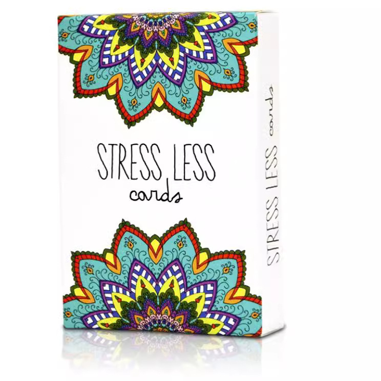 全英文版 stress less cards 解压卡聚会休闲礼物塔罗牌卡牌