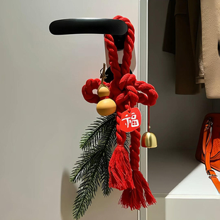 2025万字结新年装饰入户门把手中国结挂件家居布置元旦喜庆氛围