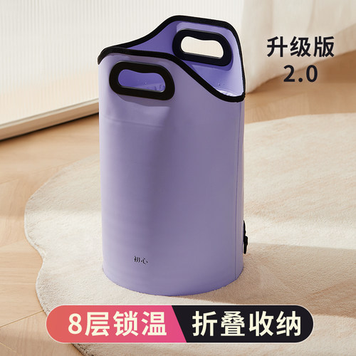 便携式可折叠收纳，畅享足浴惬意生活。