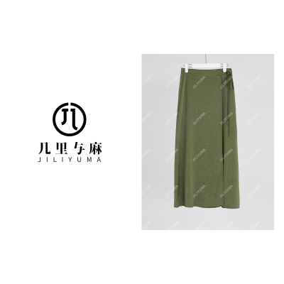 百搭春夏新款不规则下摆开叉垂感