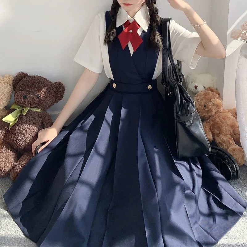 大码日系卡奶裙小个子护奶裙jk制服夏季原创正版学院风套装长款女,女装/女士精品,连衣裙,淘宝优惠券,粉丝福利购,淘宝优惠卷