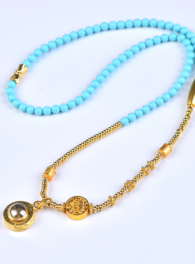 绿松石泰国正品吸米星吊坠