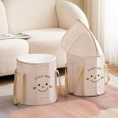 可折叠泡脚袋加高过小腿家用泡脚桶便携式洗脚盆足浴神器2025新款