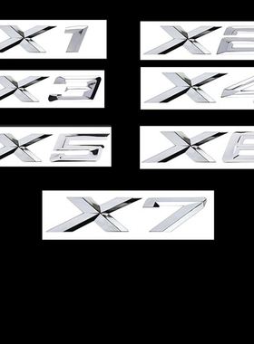 适于新老款宝马X1 X2 X3 X4 X5 X6 X7车标字标XDRIVE 40i尾标后标