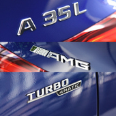 A180L 改装 A200L A260L改装 适于新款 AMG车标 A220L A35L 标