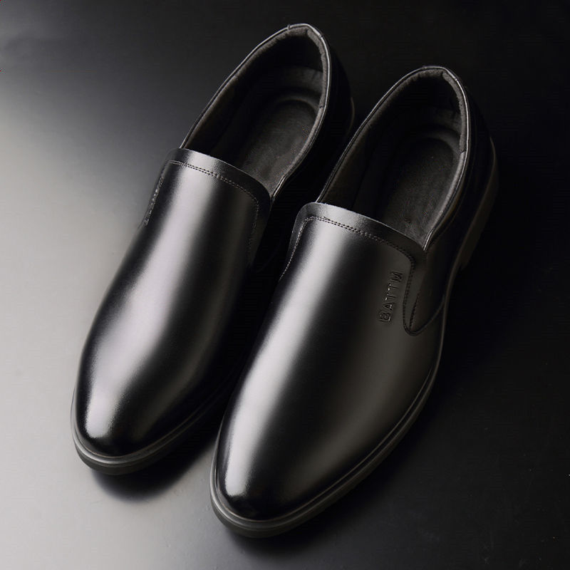 【军人皮鞋一等品】100%全牛皮特价清仓处理休闲商务男士软底皮鞋