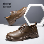 男士 纯色工作鞋 休闲皮鞋 皮鞋 潮流百搭男式 商务皮鞋 款 英伦风