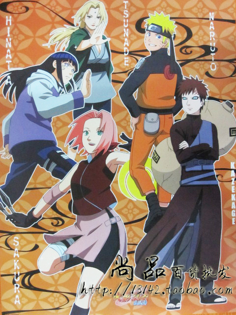 单张 火影海报/火影忍者大海报/雏田 纲手 鸣人 小樱 我爱罗海报在类目 模玩/动漫/周边/cos/桌游, 卡通/动漫周边, 动漫卡牌/挂件/文具中 - 来自Buy2taobao.com提供专业的淘宝代购服务