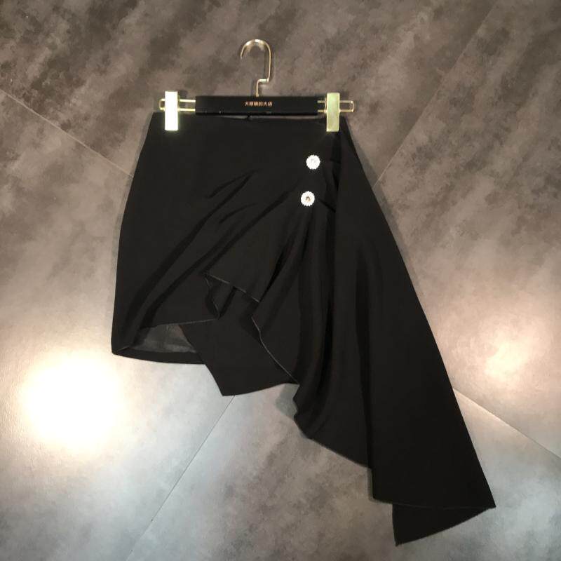 网红同款2019夏季新款水钻扣子不规则披风设计H短裙半身裙西装裙在类目 女装/女士精品, 半身裙中 - 来自Buy2taobao.com提供专业的淘宝代购服务