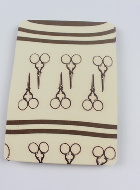 日单 奶白 暗黑系个性黑色提花横条印花剪刀天鹅绒120D春秋连裤袜