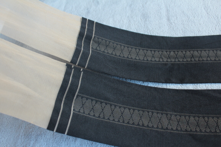 日单 上肤下黑拼接假高筒交叉绑带 COS系lolita萌连裤袜