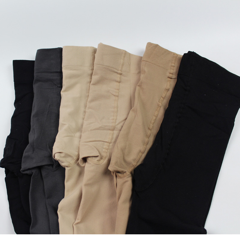 天鹅绒肉色肤色丝袜120d光腿袜