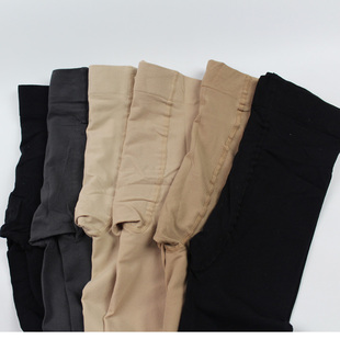 天鹅绒肉色肤色丝袜连裤 袜120D春秋防勾丝中厚打底袜光腿袜黑色