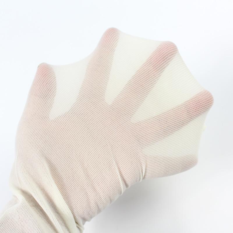 日系奶白色网丝袜薄款