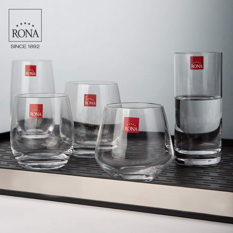 rona洛娜进口水晶玻璃杯套装家用客厅待客高颜值水杯套装