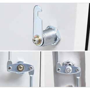 文件柜锁铁皮柜门锁天地锁上下连杆锁员工更衣柜锁芯档案柜信箱锁