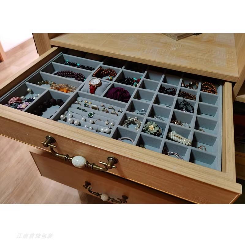 订制家用抽屉饰品托盘丝巾墨镜首饰盘戒指收纳盒柜台珠宝展示道具